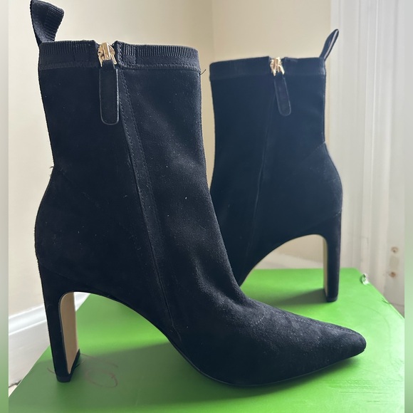 NWB Kate Spade Down Under Stretch Suede Booties - Size 7 - Picture 3 of 16